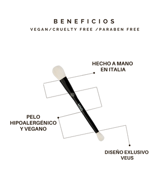 BROCHA DE ROSTRO Y OJOS "THE BEGINNER"